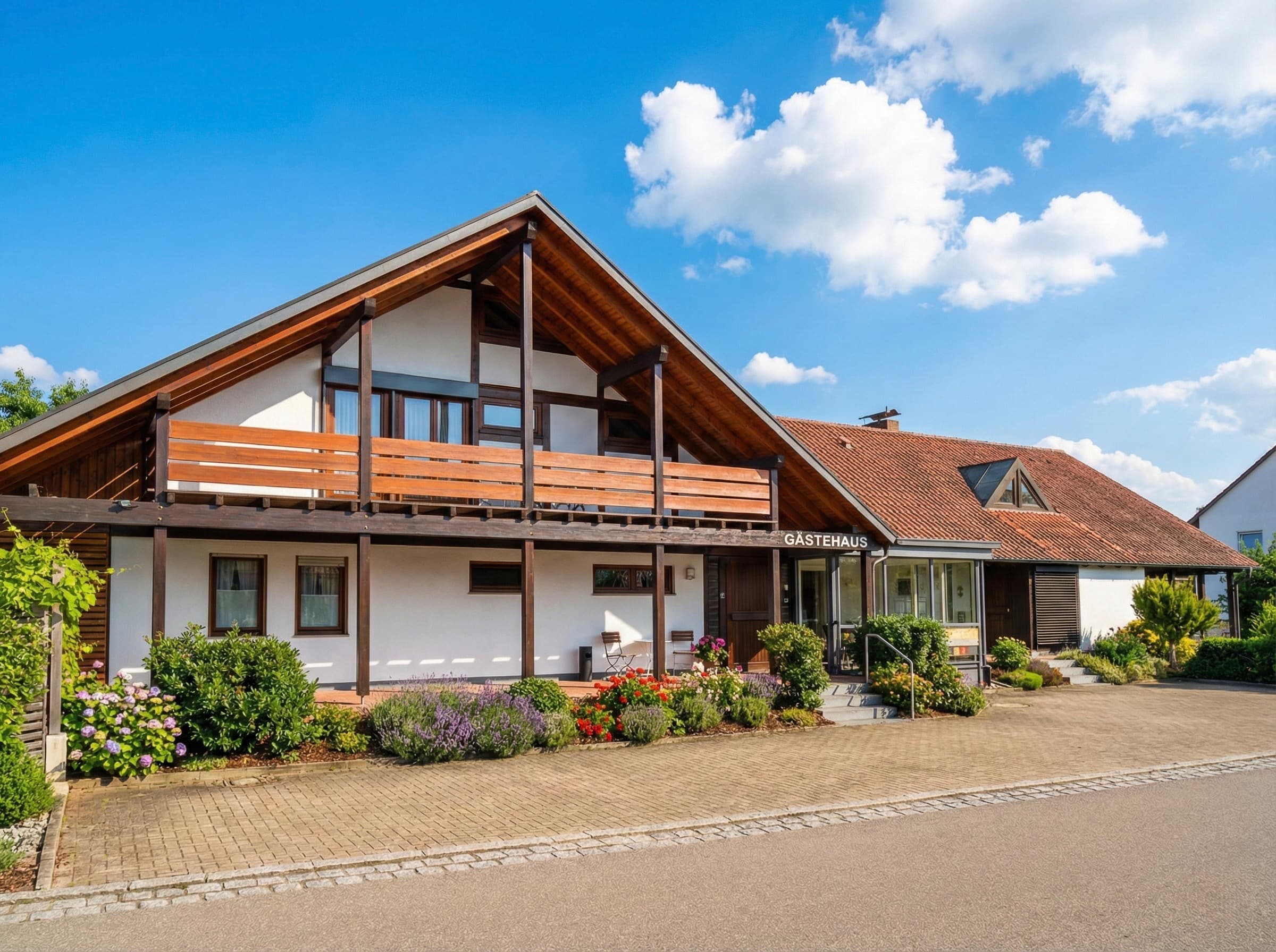 Das Gästehaus Eimeldingen Außenansicht